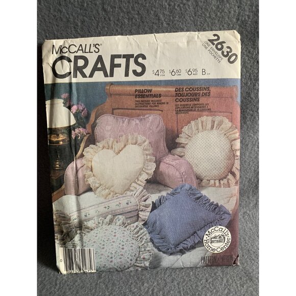 McCall's Decorative Pillow Sewing Pattern 2630 - uncut - Picture 4 of 4